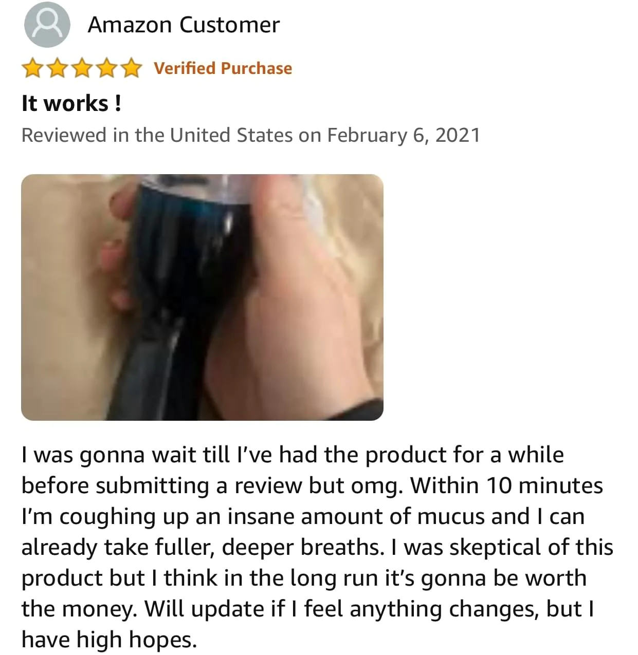 Amazon Customer it works