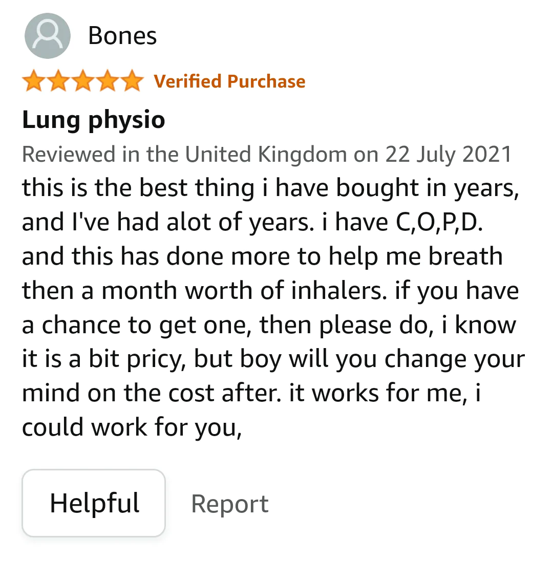 lung physio it works for me